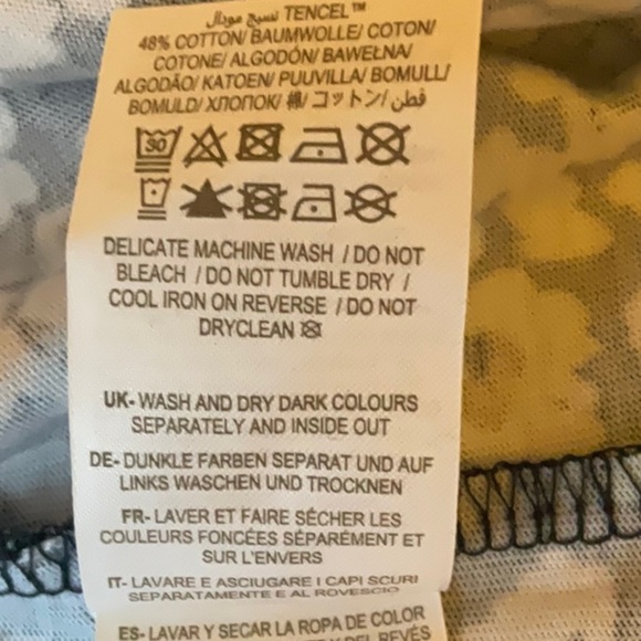 NWT Boden Easy Yoke Modal Midi Jersey Floral Dress Size 8 Petal Blossom Office - Picture 14 of 16